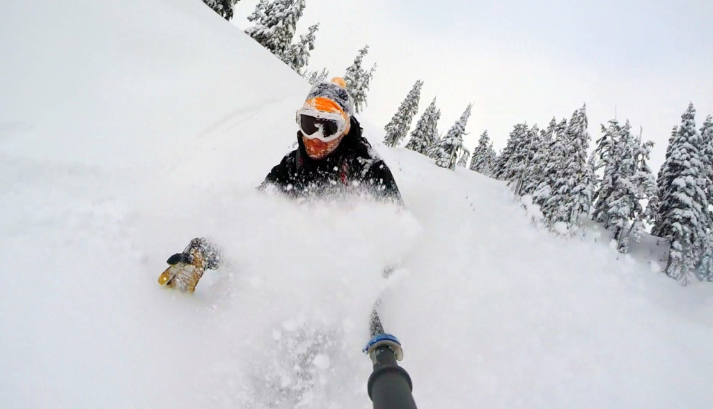 Powder in Squamish Snow boarding
