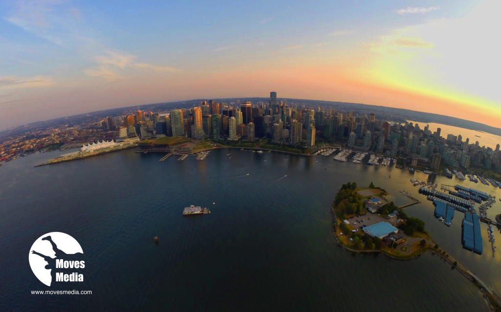 Aerial of Vancouver - Downtown Skyline