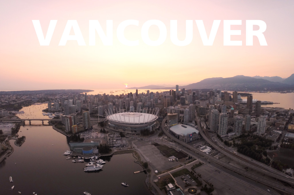 Vancouver Sunset - BC Place, Rogers Arena, Downtown, False Creek